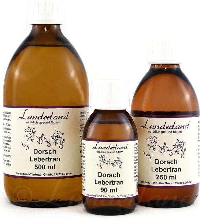 Lunderland Mangime complementare all'olio di fegato di merluzzo 250 ml (1 pz., 264 g)