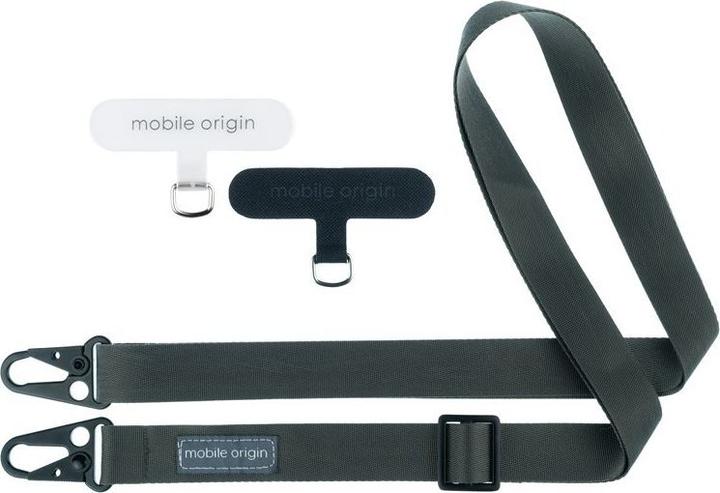 Actual product image Mobile Origin Lanyard tape 25mm Black 84 - 165cm