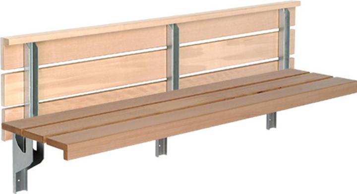 Productafbeelding Makk Inklapbare bankconsoles voor scholen, sporthallen, enz. (inklapbaar / zonder schoenroostersteun)