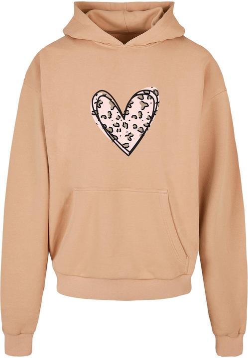 Actual product image Merchcode Valentines Day - Leopard Heart Ultra Heavy Hoody - 117907 (XXL)