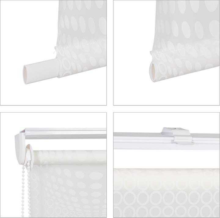 Actual product image Relaxdays Shower roller blind (100 x 4.5 x 245 cm)