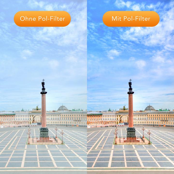 Produktbild Walimex pro pro Polfilter Zirkular vergütet 62 mm (62 mm, Polarisationsfilter, 62 mm)