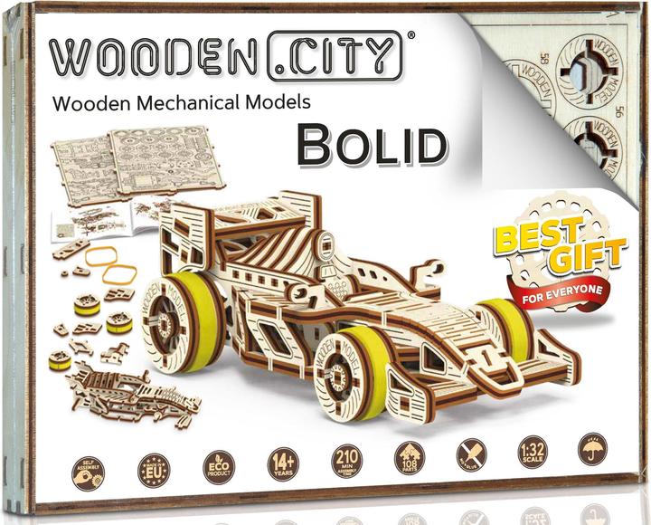Produktbild WoodenCity Rennauto