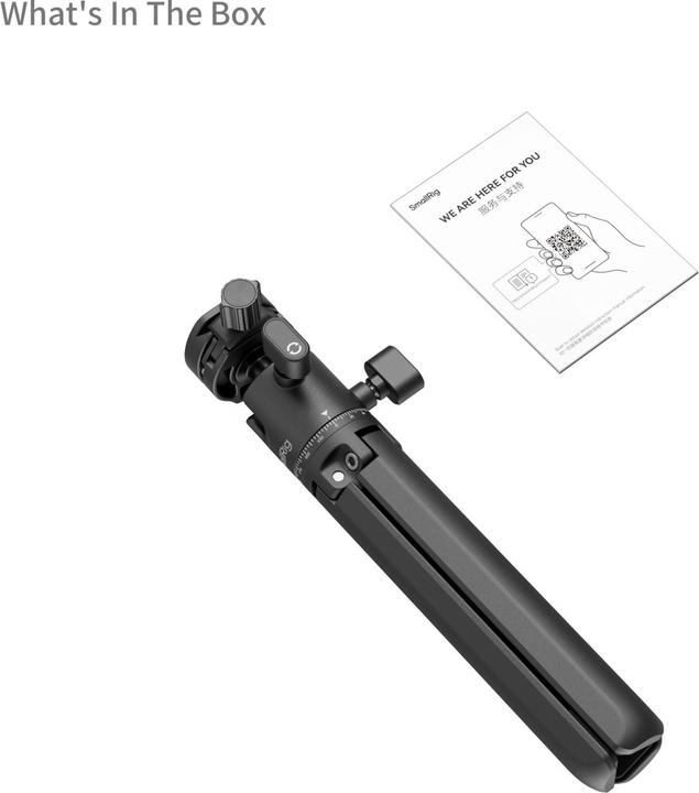 Image du produit SmallRig Tripode avec plateau Arca-Swiss à dégagement rapide et rotule panoramique 4630 (Métal)
