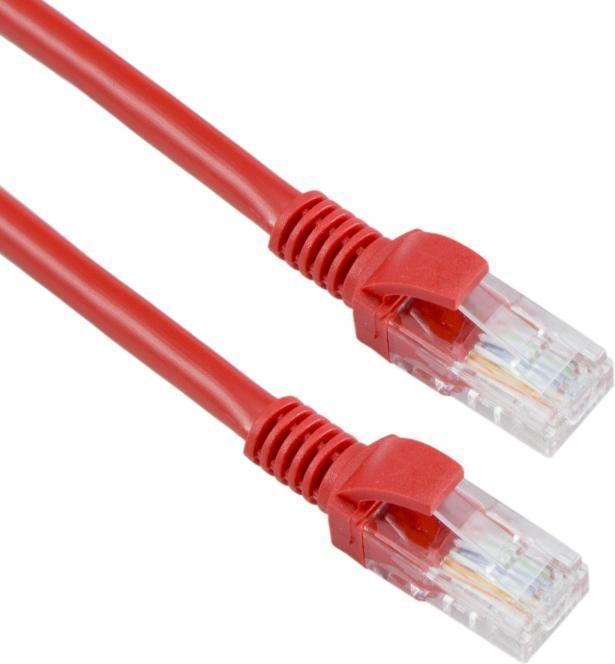 Actual product image Sbox UTP-1R CAT5E 1 M red (U/UTP, CAT5e, 1 m)