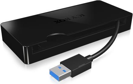Image du produit Icy Box IB-DK401 - Station d'accueil USB mobile de type A 3.0 (USB-A, 1 ports)