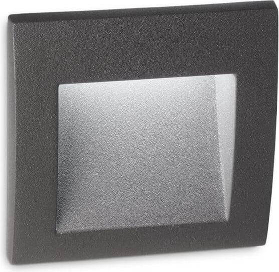 Actual product image Ideal lux WIRE LED recessed light 1.5W anthracite IP65 warm white 255521 (55 lm, IP65)