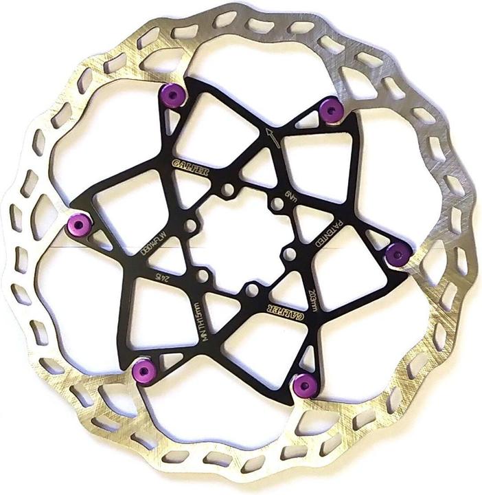 Produktbild Galfer Bike GALFER Disc Wave Floating Ø 203mm x 2.0mm purple V2 (203 mm)