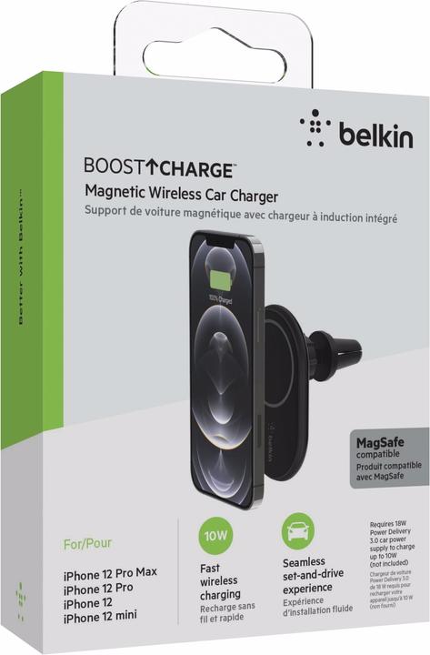 Actual product image Belkin Magnetic Wireless Car Charger with MagSafe