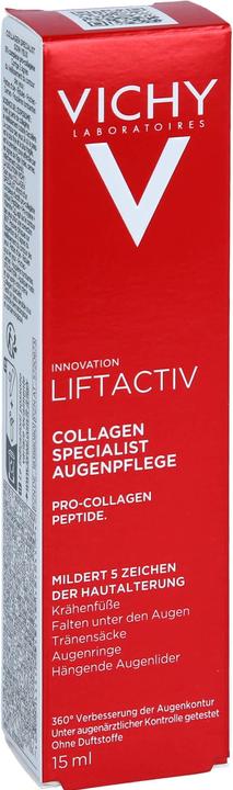 Image du produit Vichy Liftactiv Collagen Specialist Eyecare TB 15 ml (Crème, 15 ml, Journée)