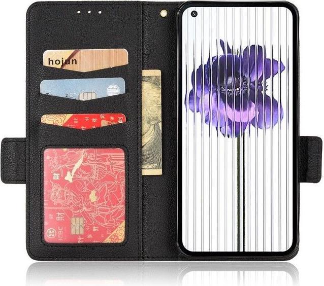 Actual product image MU Classic Litchi Leather Bookcover Series (Nothing Phone (1))
