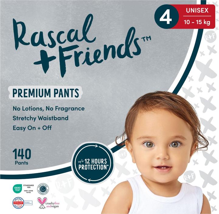 Produktbild Rascal+Friends Premium Pants (Gr. 4, Monatsbox, 140 Stück)