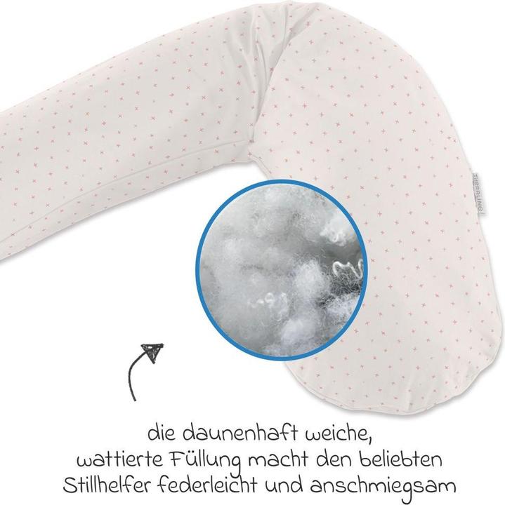 Actual product image Theraline Nursing pillow "The Original" with polyester hollow fibre filling incl. cover 190 cm (190 cm)