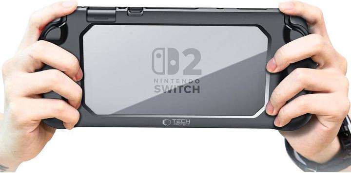 Produktbild Tech-Protect MagMat-Hülle für Nintendo Switch 2, Schwarz und Transparent (Switch)