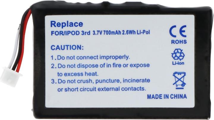 Immagine prodotto AccuCell Akku Apple iPod-3, 616-0159, E225846