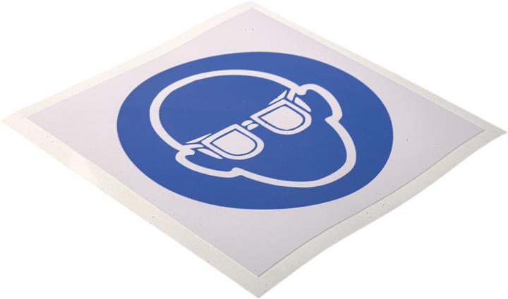 Produktbild Rs Pro Gebotszeichen mit Piktogramm: Augenschutz, Vinyl selbstklebend, B 100mm, H 100 mm