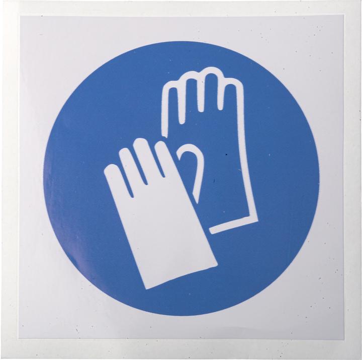 Image du produit Rs Pro Pictogramme d'obligation : Gants de protection, vinyle adhésif, L 100mm, H 100 mm