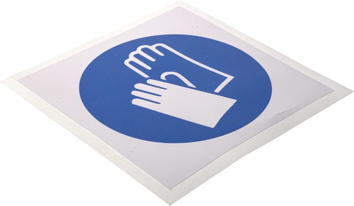 Image du produit Rs Pro Pictogramme d'obligation : Gants de protection, vinyle adhésif, L 100mm, H 100 mm