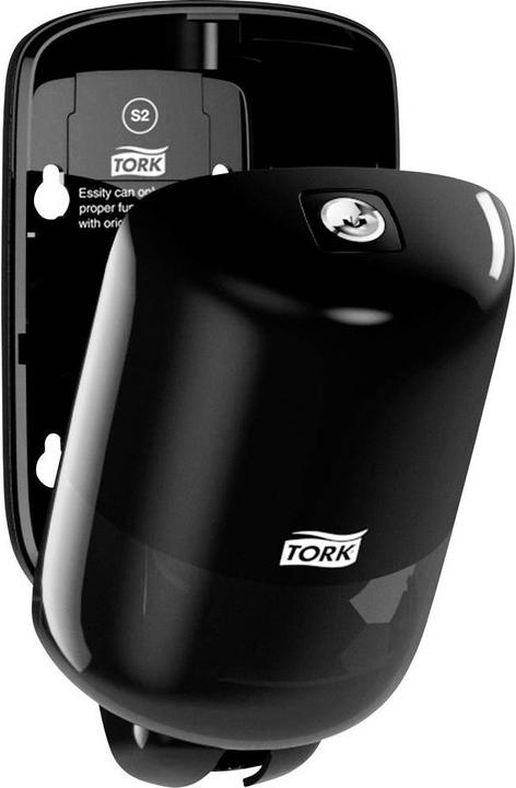 Actual product image Tork antibacterial soap dispenser for 1000ml, black wall mounting