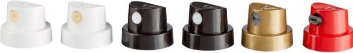 Produktbild Edding Spraykopfset (Weiss, Gold, Black, Schwarz, Rot, Red, White)