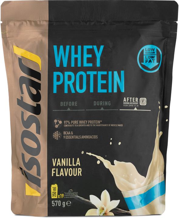 Actual product image Isostar Powder Whey Protein Vanilla 570 g (Vanilla, 1 pcs., 570 g)