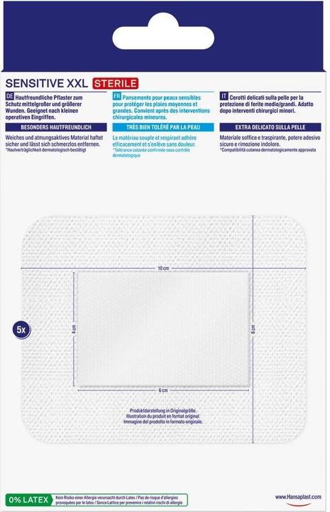 Produktbild Hansaplast Wundpflaster Sensitive XXL (5 x)