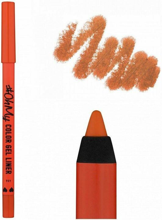 Actual product image MyScreen Protector LAMEL OhMy Color Gel Liner Eye Pencil No. 406 - Orange 1.4g (Orange N.406)