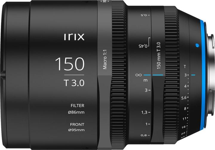 Produktbild Irix 150 mm T/3-32 Macro Cine (metrisch), Canon RF (Canon RF, APS-C / DX, Micro Four Thirds, Vollformat)