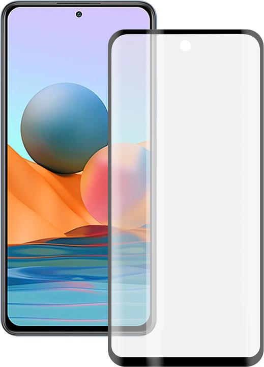 Actual product image KSIX Full Glue 2.5D 9H (1 Piece, Xiaomi Redmi Note 10 Pro)
