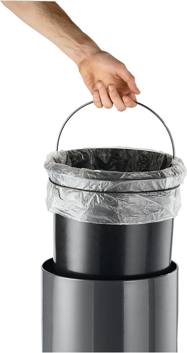 Produktbild Durable Treteimer Metall rund, Soft Close (5 l)