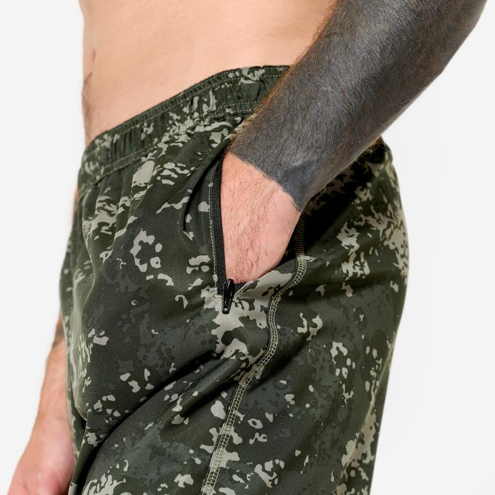 Actual product image Domyos Shorts Reissverschlusstaschen - khaki (XL)