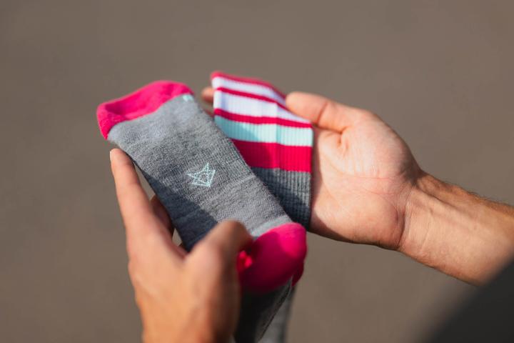 Actual product image Incylence Merino Strive Socken Light Grey Sky Blue (35 - 38)