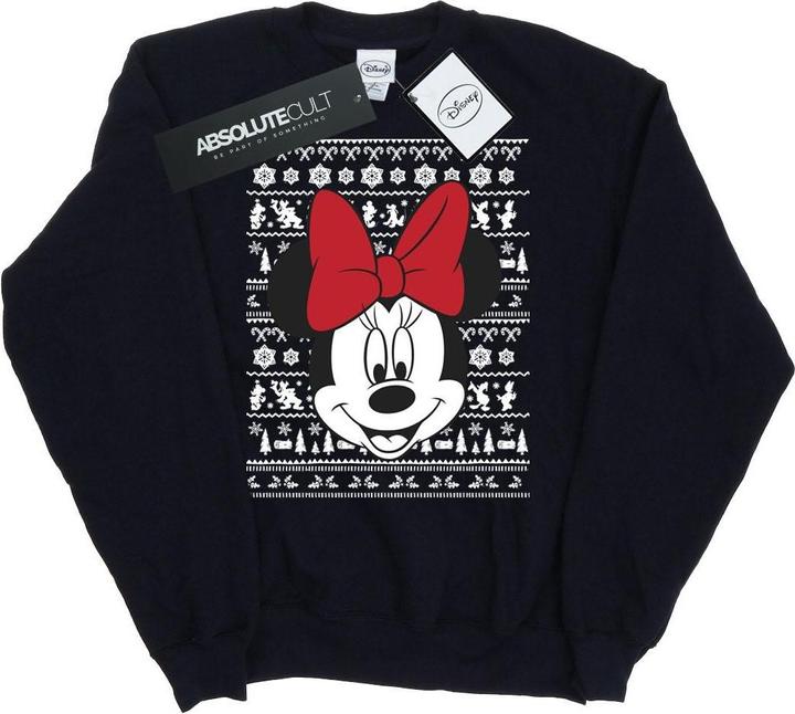 Disney Mickey Mouse Christmas Head Sweatshirt