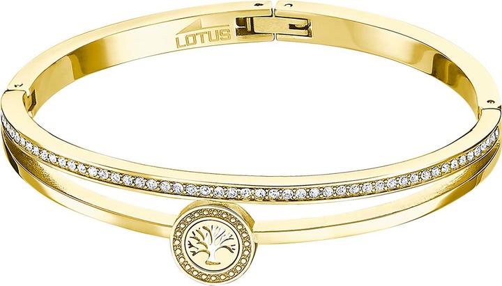 Image du produit Lotus Style - Bracelet solide plaqué or Tree of Life Femme Basic LS2121-2 / 3 (L) (12 cm, Acier inoxydable)