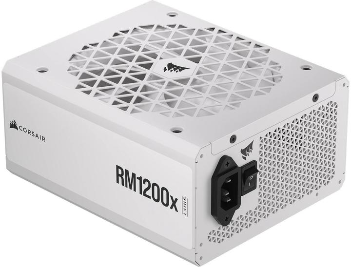 Corsair RMx Shift White Series, RM1200x Shift White, 1200 Watt, 80 PLUS GOLD Certified, Fully Modular Power (1200 W)