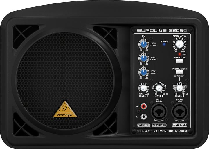 Behringer Eurolive B205D (Aktiv, 1 Stk., 1x 125 W)