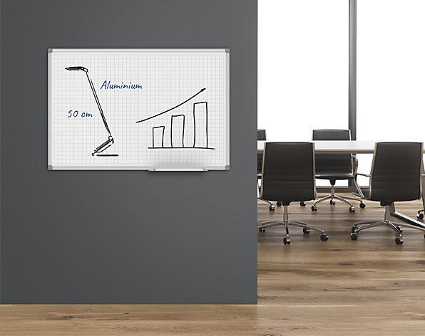 Image du produit Maul Tableau à grille, blanc (90 x 60 cm)