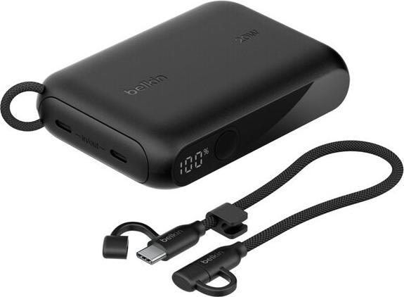 Produktbild Belkin Powerbank 10.000mAh schw. Display PD 20W USB-C BPB027hqBK (10000 mAh)