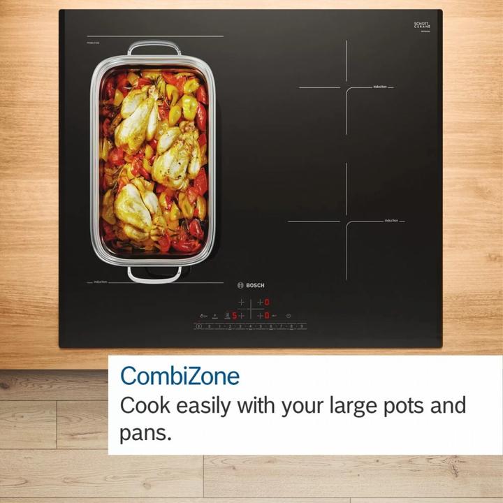 Image du produit Bosch Hausgeräte Série 6 PVS831HB1E hob Noir Built-in Zone induction hob 4 zone(s)