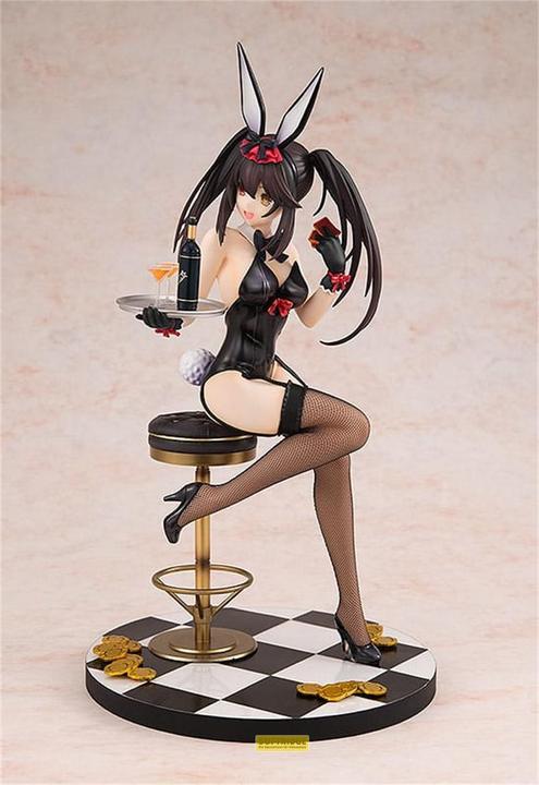 Actual product image Kadokawa Date A Live statuette 1/7 Kurumi Tokisaki: Black Bunny Ver. 26 cm
