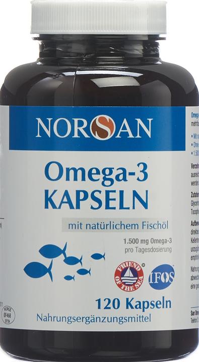 Actual product image Norsan Omega-3 Fish Oil (120 Piece, Capsules, 254 g)