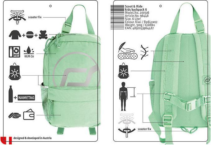 Produktbild Scoot and Ride Scoot&Ride Rucksack (6 Liter) (6 l)