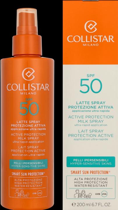 Immagine prodotto Collistar Latte protettivo Act, fattore di protezione solare 50 (Crema solare viso, SPF 50, 200 ml)