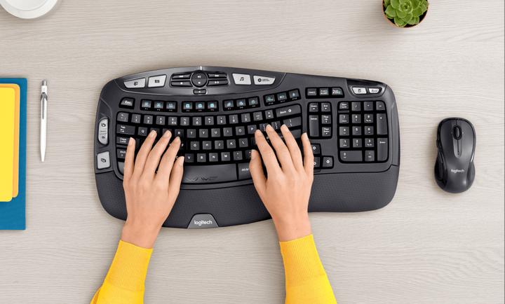 Actual product image Logitech K350 (Eng. Int., Wireless)