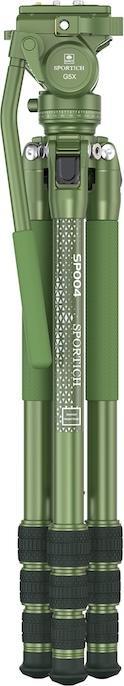 Produktbild Sirui Sportich Stativ SP004+G5X Grün (Metall)