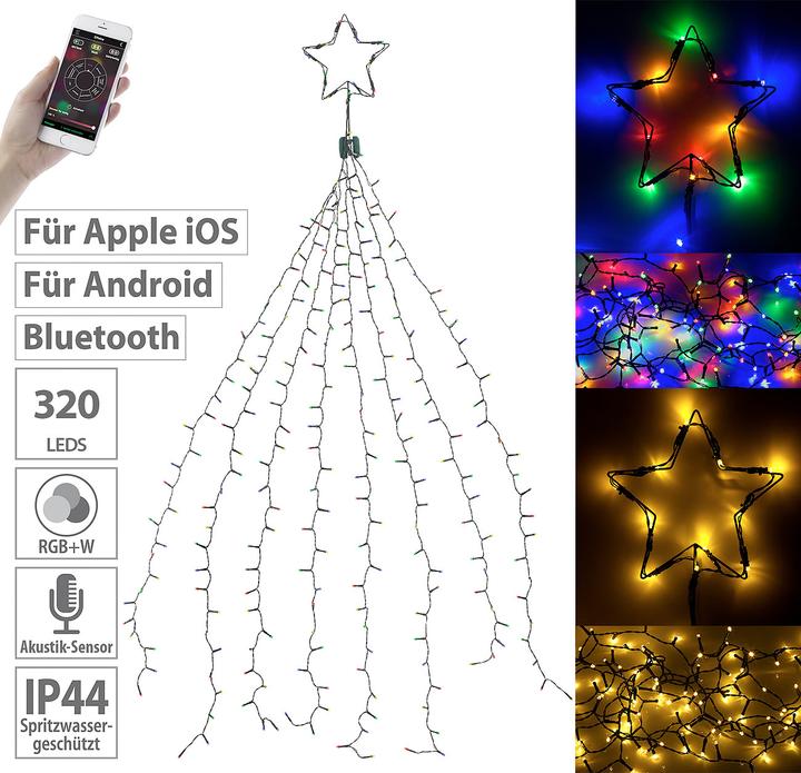 Actual product image Lunartec Christmas Tree Wrap-around Lights (1.70 m)