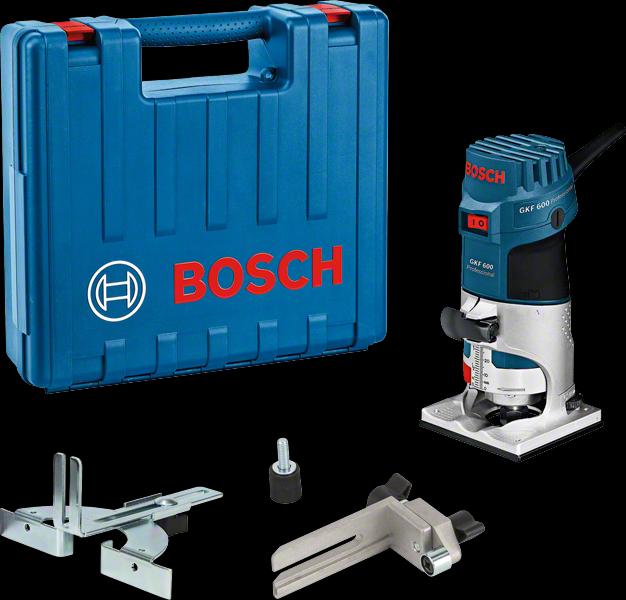 Bosch Professional Kantenfräse GKF 600, mit Handwerkerkoffer