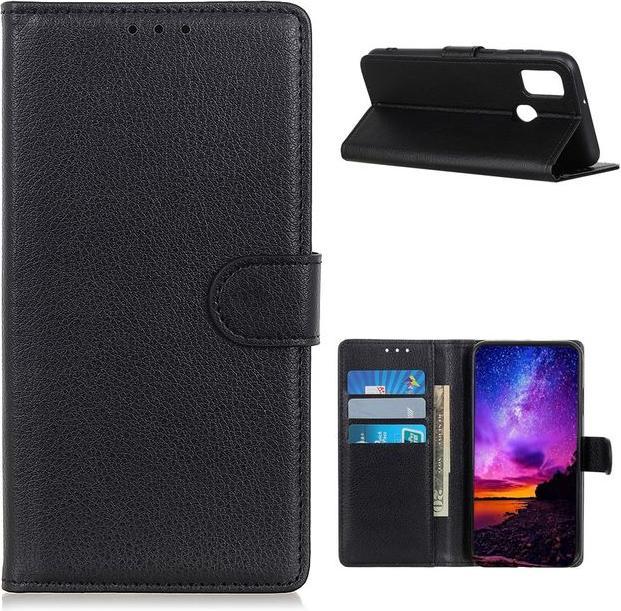 Actual product image MU Classic Litchi Leather Bookcover Series (OnePlus North N10 5G)