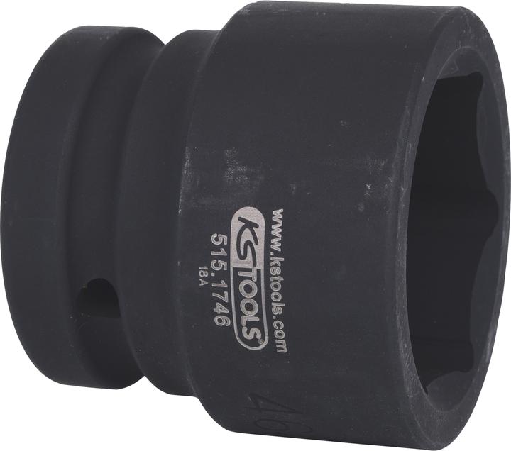Actual product image KS Tools 1" power socket short (46 mm)