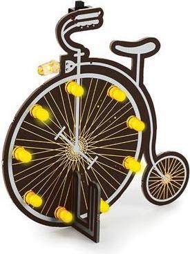 Actual product image Whadda Bicycle in retro design - learning kit for soldering